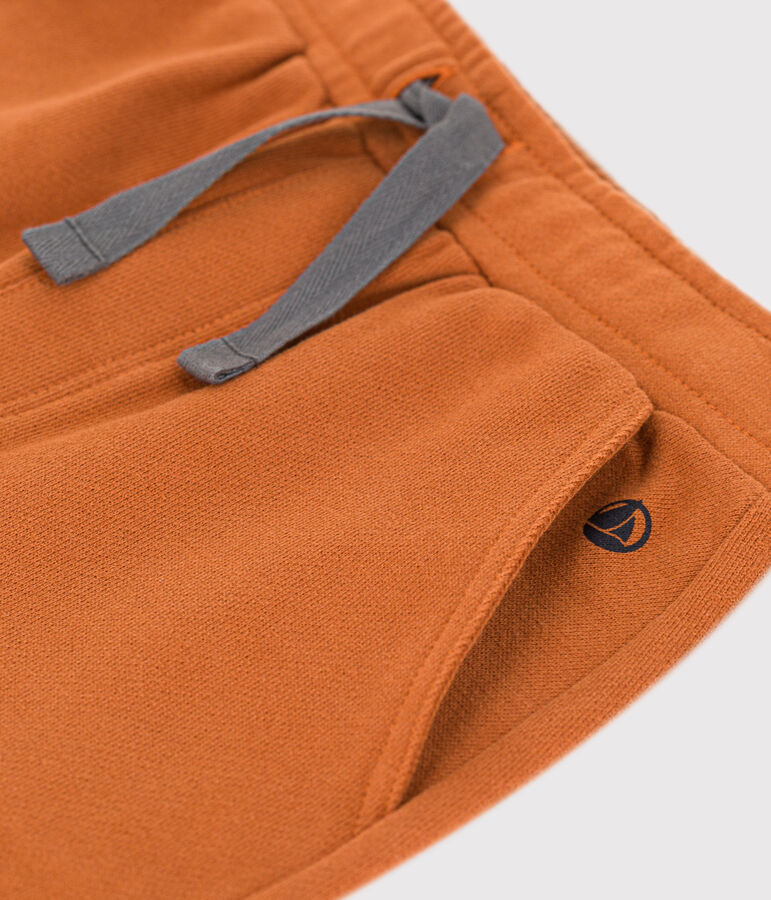 Pantal&oacute;n de ch&aacute;ndal de felpa de ni&ntilde;a / ni&ntilde;o marron