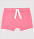 Pantalón corto liso para bebé unisex