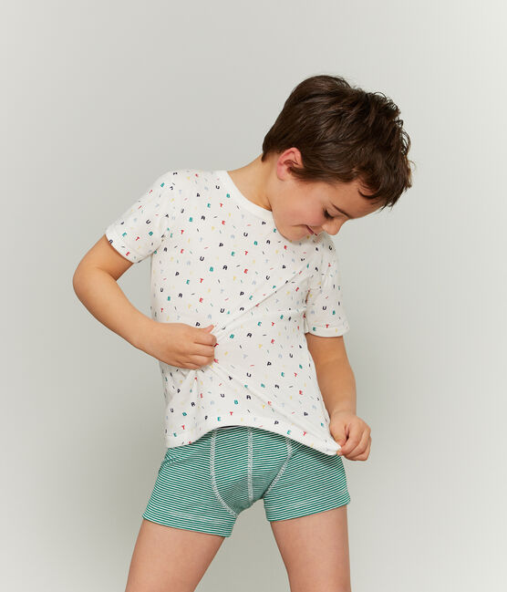 Par de camisetas manga corta para niño variante 1