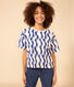 Camiseta LE BOXY estampada de algodón para mujer