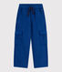Pantalón infantil cargo liso de lyocell