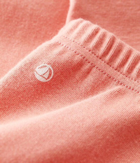 «Leggings» de algodón orgánico de bebé rosa PAPAYE