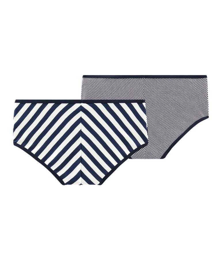 Lote de 2 braguitas de cintura alta para mujer Variante 1 PACK