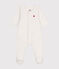 BODYJAMA UNISEX DE TERCIOPELO blanco MARSHMALLOW