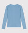 Camiseta L'ICONIQUE de algodón con cuello redondo para mujer azul AZUL