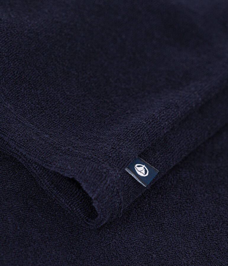 Camiseta sin mangas de rizo para ni&ntilde;a azul