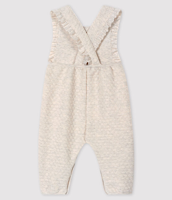 Peto largo para bebé niña beige MONTELIMAR CHINE