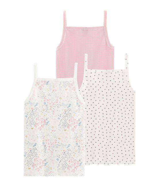 Trio de camisas con tirantes para niña variante 1