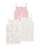 Trio de camisas con tirantes para niña variante 1