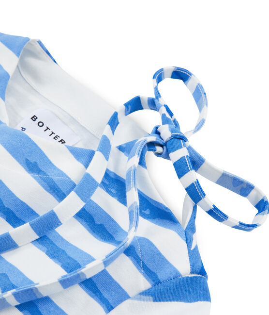 Camiseta marinera blanco MARSHMALLOW/azul BLEU