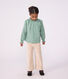 Pantal&oacute;n infantil wide leg de terciopelo