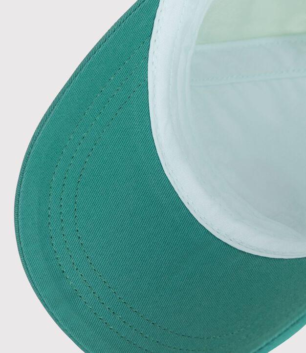Sombrero de algod&oacute;n para beb&eacute; azul/multicolor
