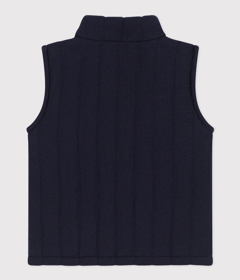 Chaleco de t&uacute;bico acolchado para beb&eacute; azul