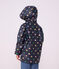 Chubasquero infantil con estampado de corazones azul/multicolor