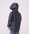 Chubasquero infantil con estampado de corazones azul/multicolor