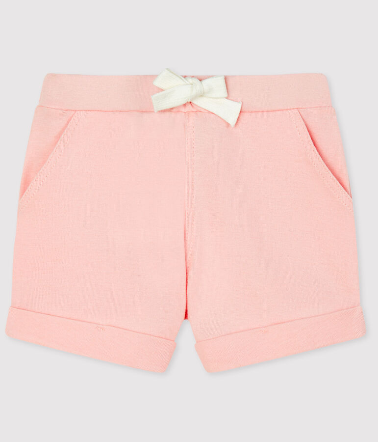 Pantal&oacute;n corto de malla para beb&eacute; ni&ntilde;a - ni&ntilde;o rosa