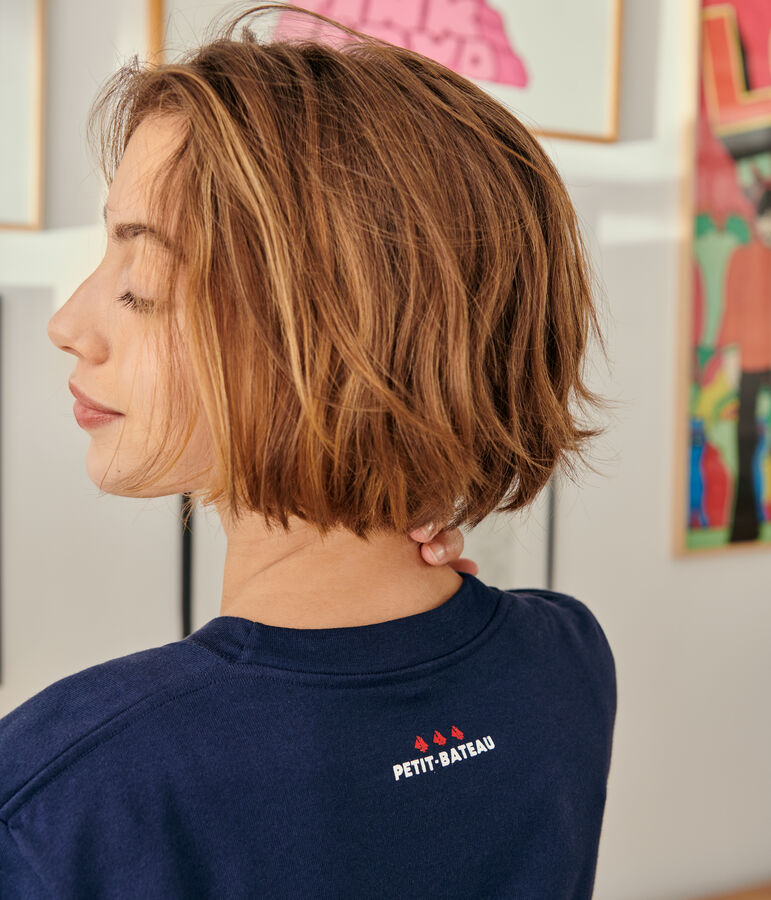 Camiseta unisex azul