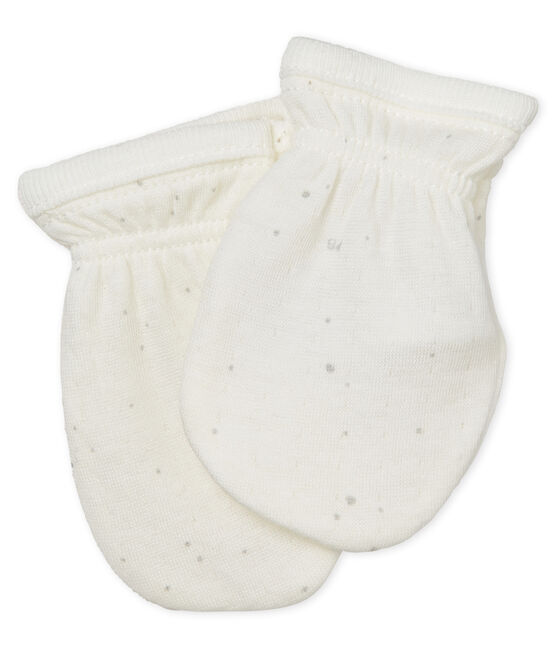 Manoplas antiarañazos para bebé unisex blanco MARSHMALLOW/blanco MULTICO