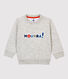 Sudadera de muletón de bebé.