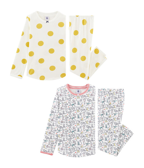 Dúo de pijamas de punto para niña variante 1