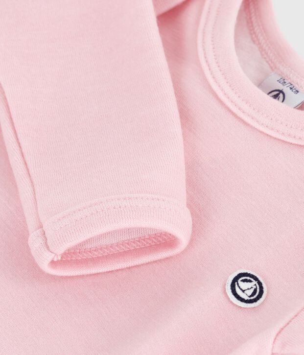 Body de lana y algod&oacute;n de manga larga para beb&eacute; JOLI