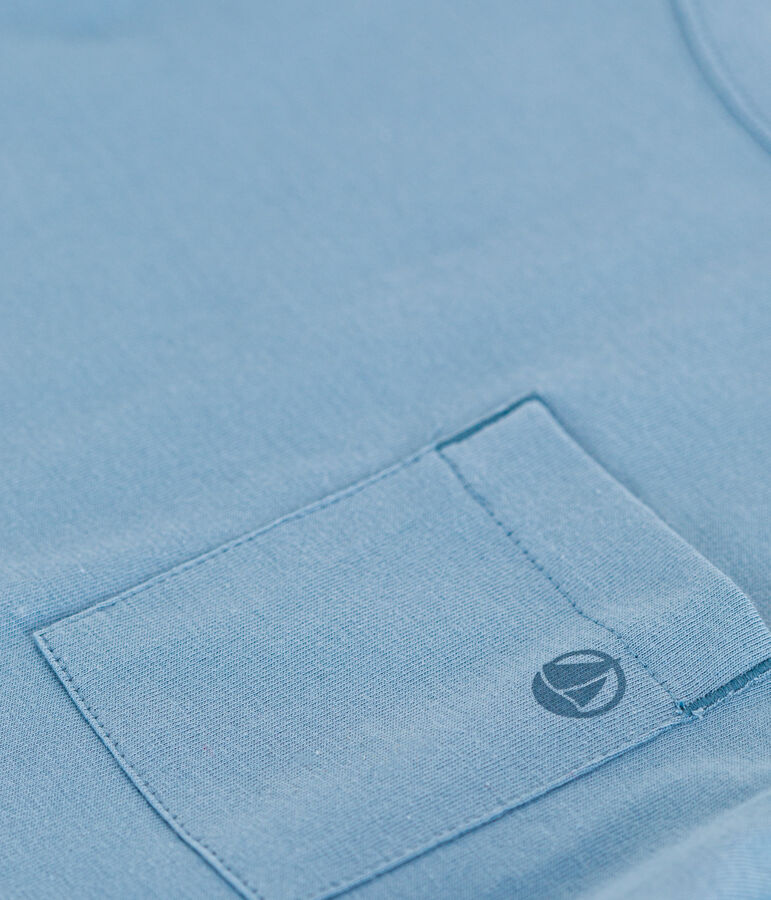 Camiseta de manga corta para ni&ntilde;o azul AZUL