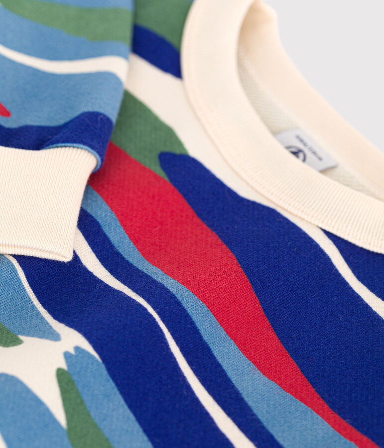 Sudadera de felpa para ni&ntilde;o crudo/rojo