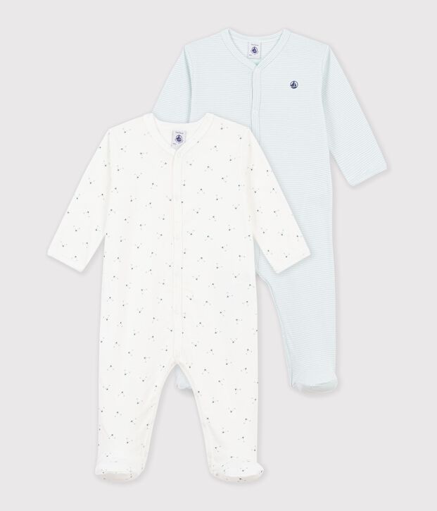 Juego de pijamas de algod&oacute;n estampado para beb&eacute; multicolor