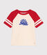 Camiseta estampada de punto para niño