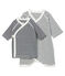 Lote de body kimono y camiseta para bebé de punto variante 1