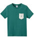 Camiseta con bolsillo en el pecho para niño