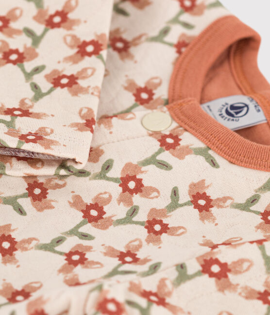 Cárdigan estampado de túbico acolchado para bebé blanco AVALANCHE/ MULTICO