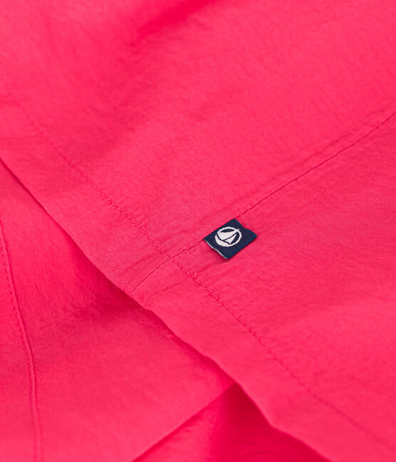 Vestido de manga corta de tela para niña rosa GLOSS