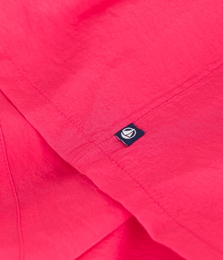 Vestido de manga corta de tela para ni&ntilde;a rosa GLOSS