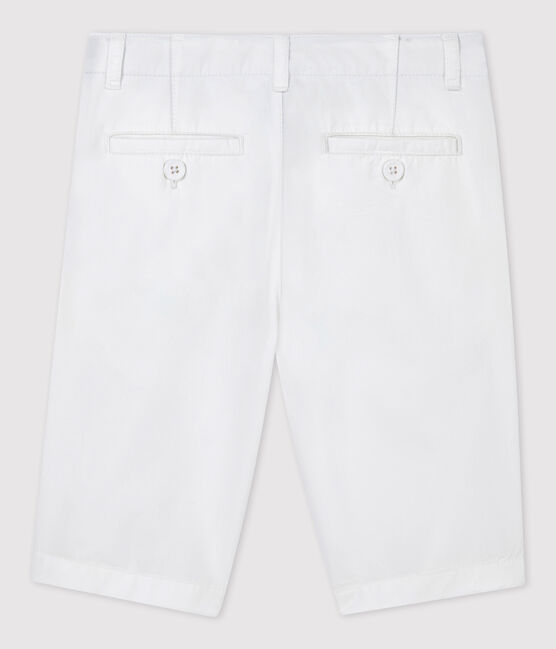 Bermudas de sarga de niño blanco ECUME