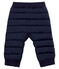 Pantalón de bebé en cálido plumón unisex azul SMOKING