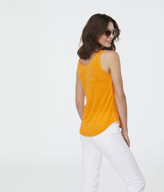 Camiseta de tirantes de lino para mujer TIGER