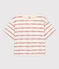 Camiseta LE BOXY de algodón para mujer blanco AVALANCHE+STOP/ MULTICO