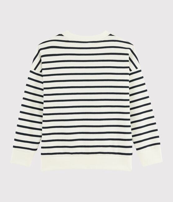 Sudadera de niño blanco MARSHMALLOW/azul SMOKING