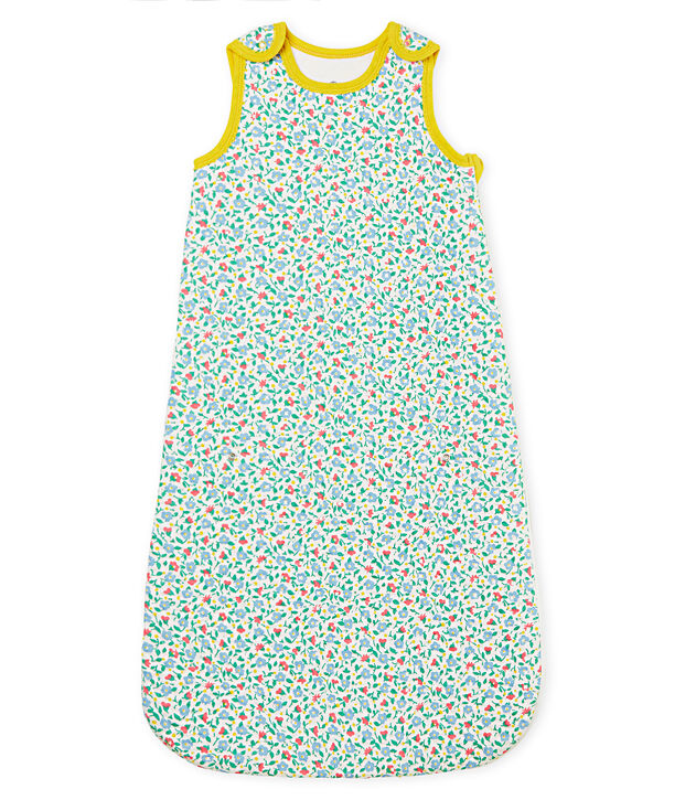 Saquito compacto de tejido t&uacute;bico para beb&eacute; ni&ntilde;a blanco/multicolor