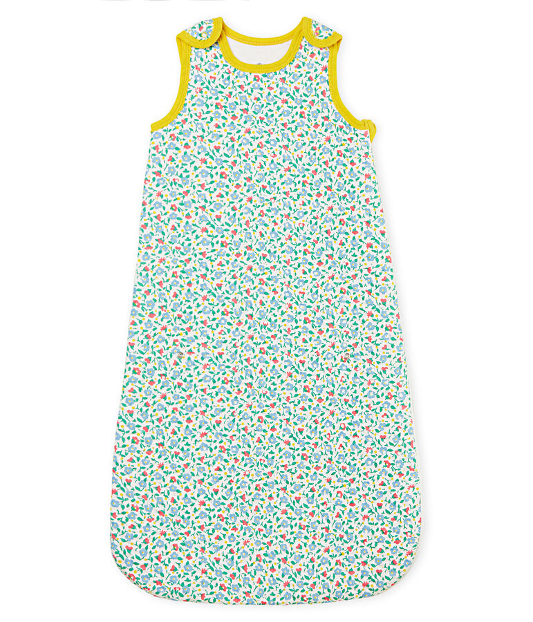 Saquito compacto de tejido t&uacute;bico para beb&eacute; ni&ntilde;a blanco/multicolor