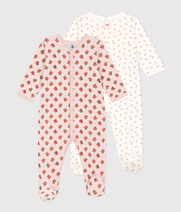 Juego de 2 pijamas para beb&eacute; multicolor