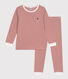 Pijama infantil de algodón a rayas