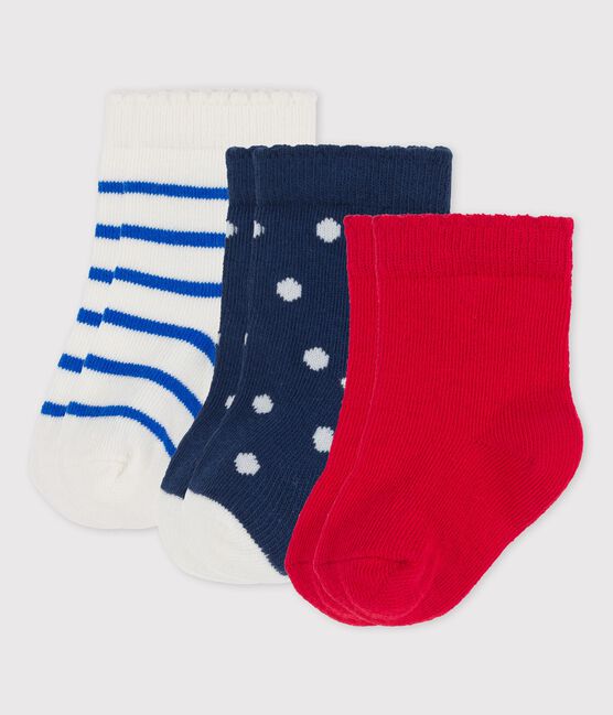Juego de 3 pares de calcetines para bebé variante 1