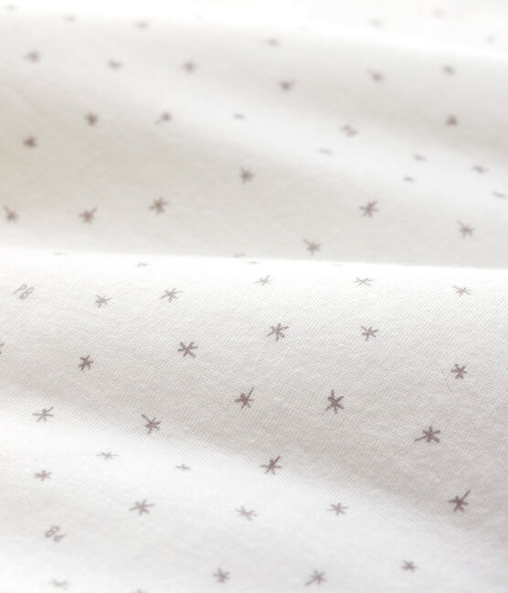 Saco blanco de bebé de tejido túbico de algodón orgánico blanco MARSHMALLOW/blanco MULTICO
