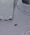 Prenda de cuello cisne a rayas de algod&oacute;n de ni&ntilde;a/ni&ntilde;o azul/blanco