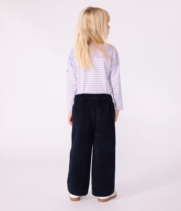 Pantal&oacute;n infantil liso de pana SMOKING