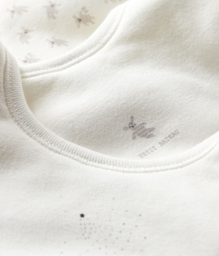 Tr&iacute;o de baberos para beb&eacute; de punto variante 1