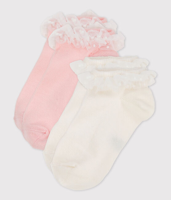 Juego de 2 pares de calcetines de niña variante 1