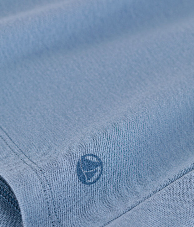 Camiseta L'ICONIQUE de algod&oacute;n con cuello redondo para mujer azul